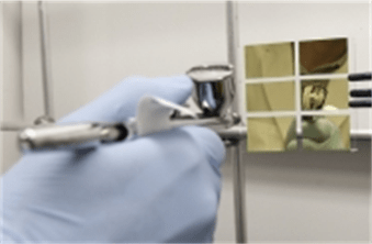 Spray-on solar cells (source: UT Austin).